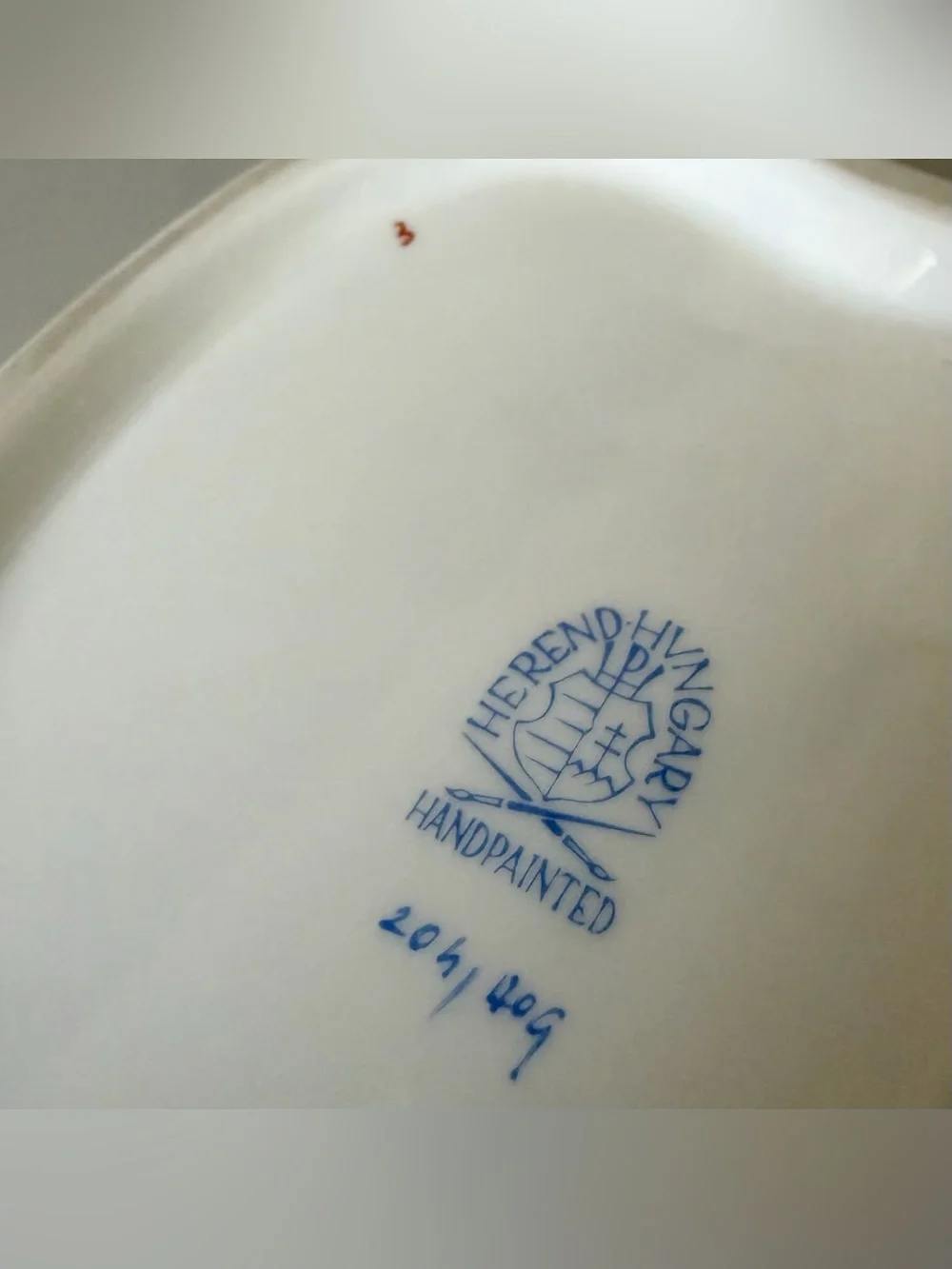 Chinese Bouquet Rust Leaf Serving Dish by Herend